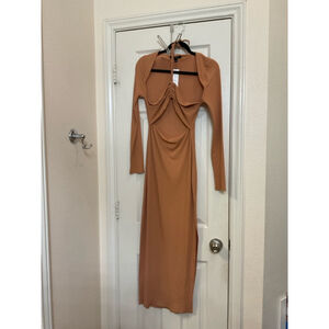 Vici Lauryn Ribbed Halter Dress Medium NWT